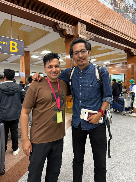 Wilderness Film Productions CEO with Genden Phuntsok