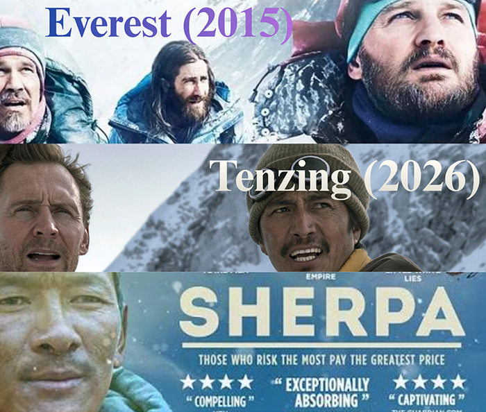 How Tenzing (2026) Compares to Everest (2015) and Sherpa (2015)