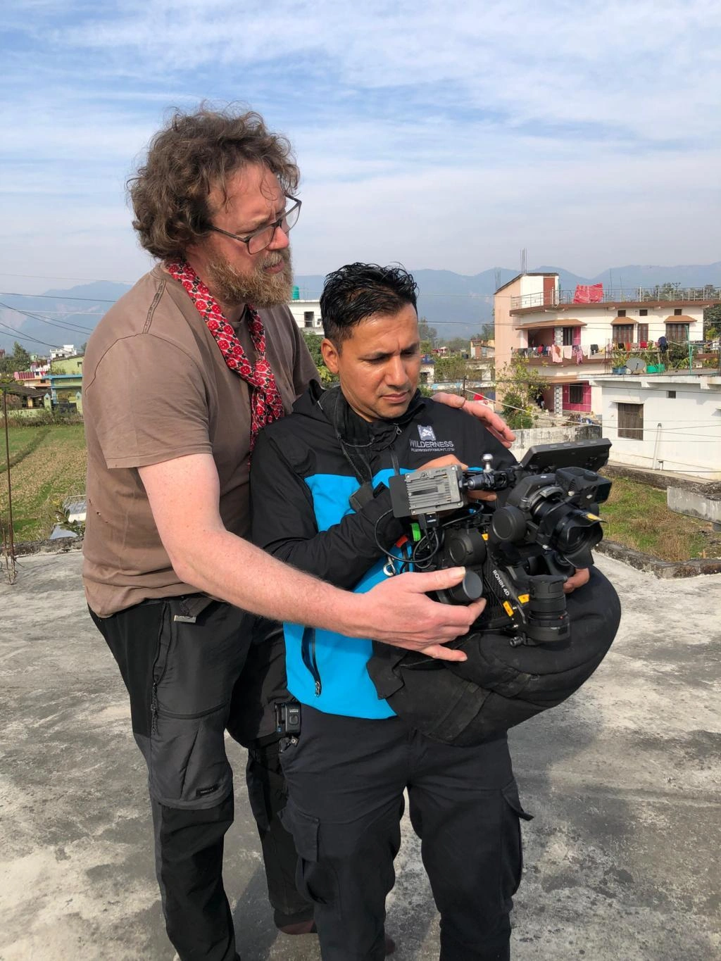 Mr Bhuwan Bharati & the reknown director William Churchill