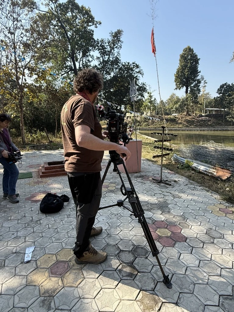 Filmmaker William Churchill BTS