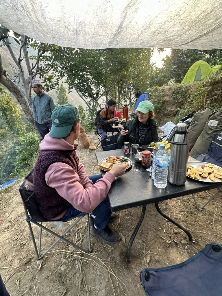 Team Dinner on Filming Sight