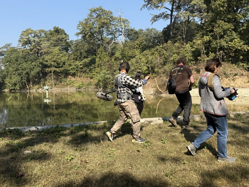 Behind the scenes film production in Nepal